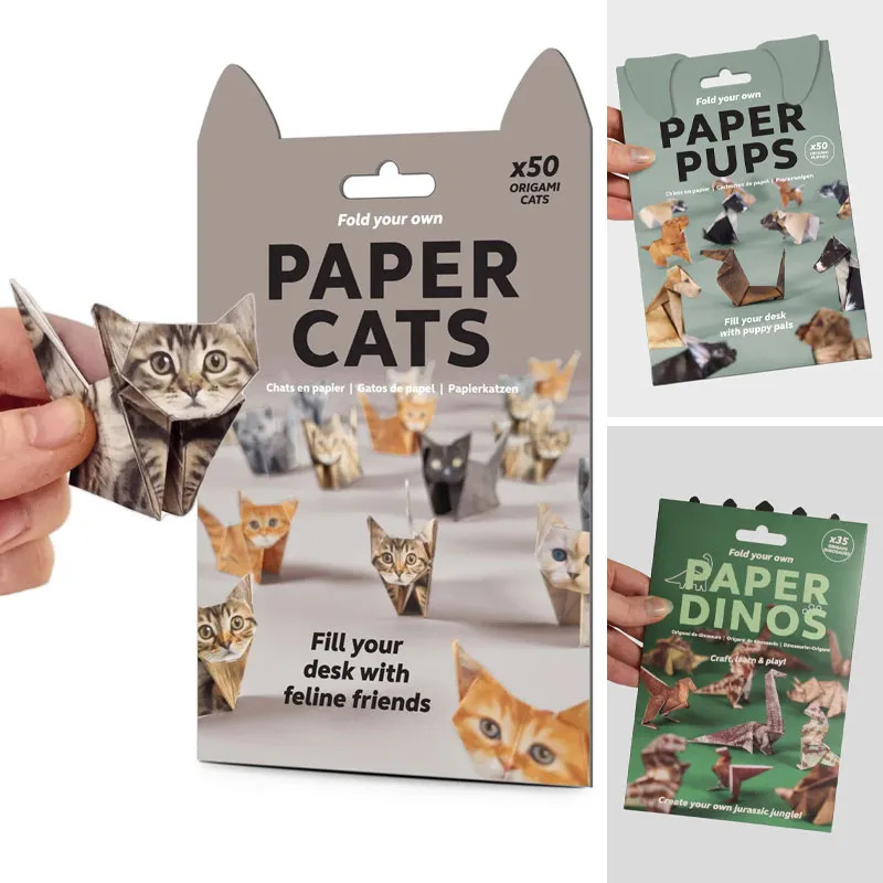 Art Craft Birthday Party - Creative DIY Paper Cats 50 Sheets