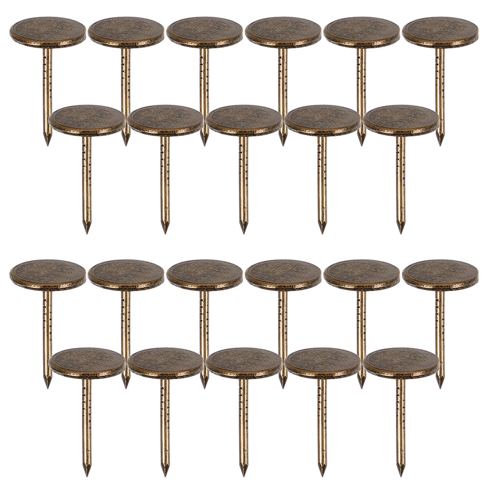 Art Craft Upholstery - 150pcs Bronze Flat Head Thumb Vintage