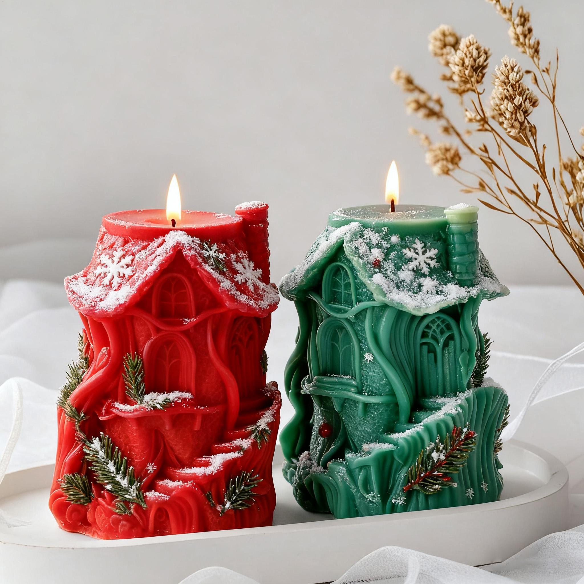 Art Craft House Making - Christmas Silicone Molds 3D Christmas Tree