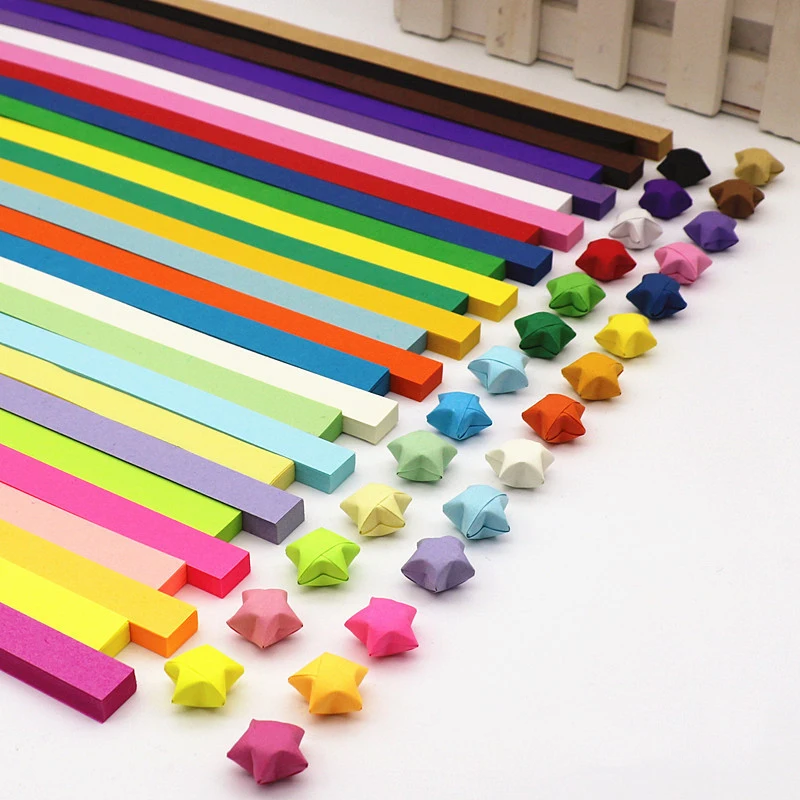 Art Craft Birthday Party - 540 Sheets Lucky Origami Stars Paper