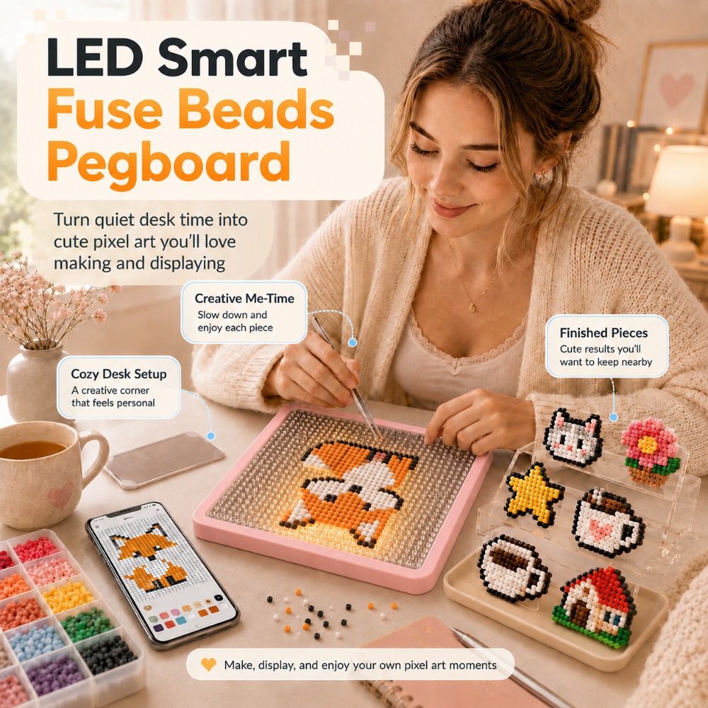 Art Craft App - LED Fuse Beads Board with App