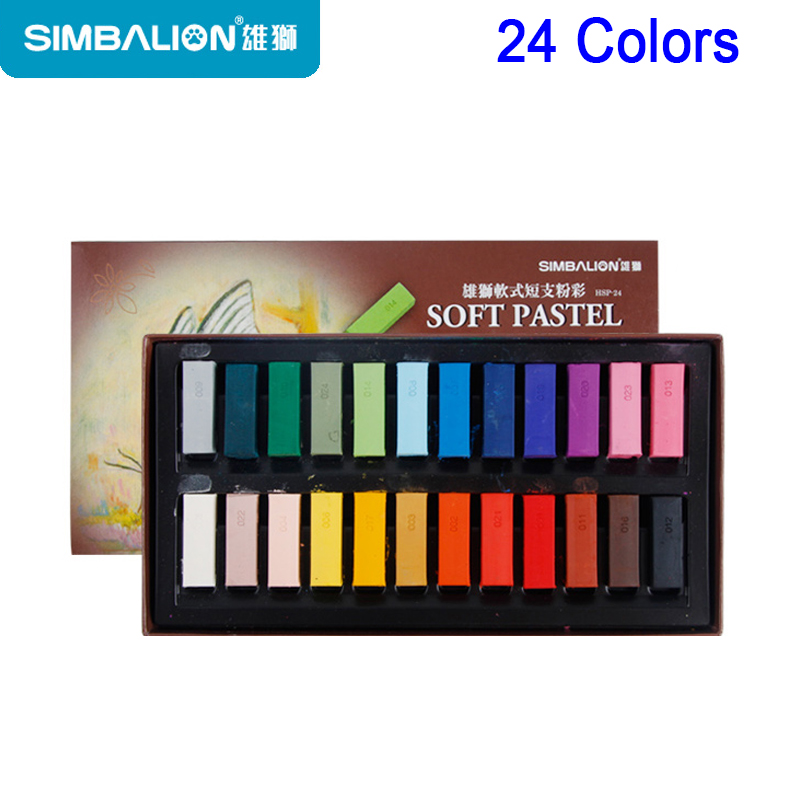 Chalk Pastel Set - Simbalion 24/48 Colors Soft Pastel Colored