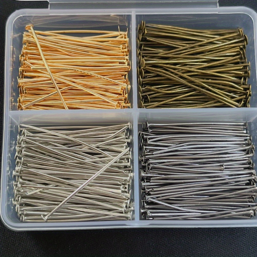 Art Craft Accessories - 400pcs Mixed Iron Head Pins 30mm