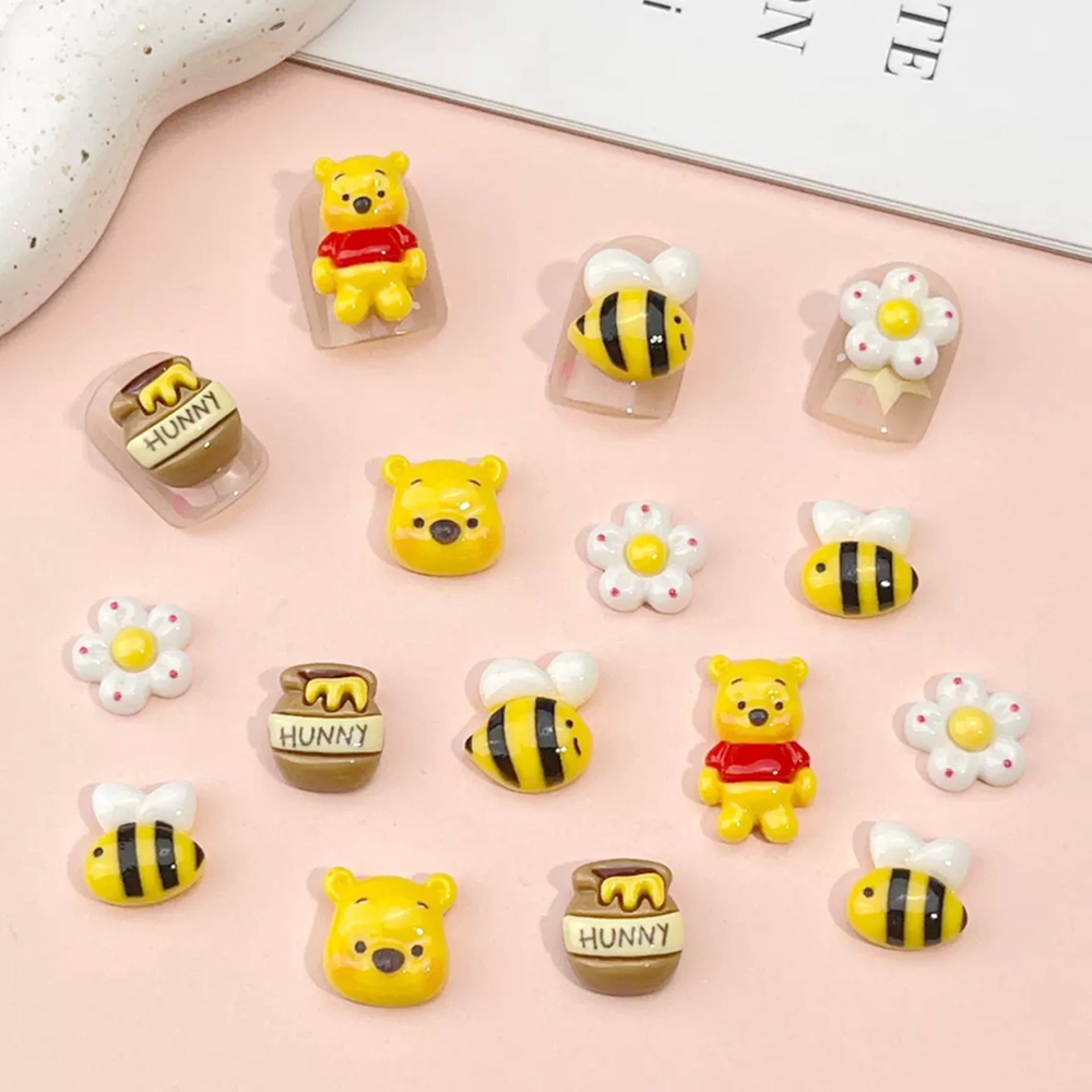 Art Craft Disney - 20Pcs Mixed Nail Art Resin Cartoon