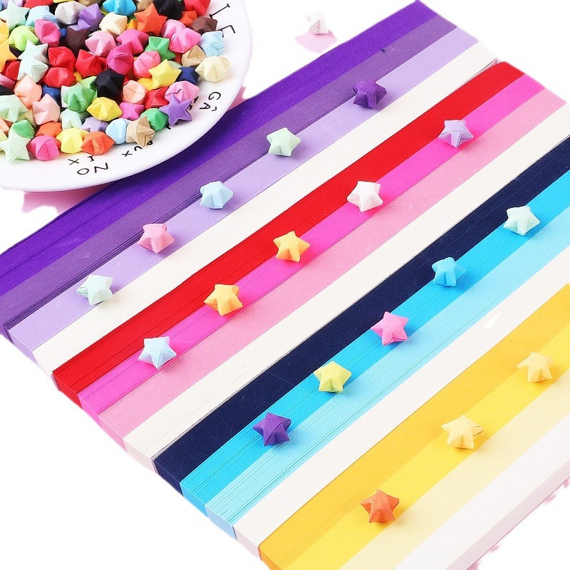 Art Craft Birthday Party - 540 Sheets Star Origami Paper Assortment