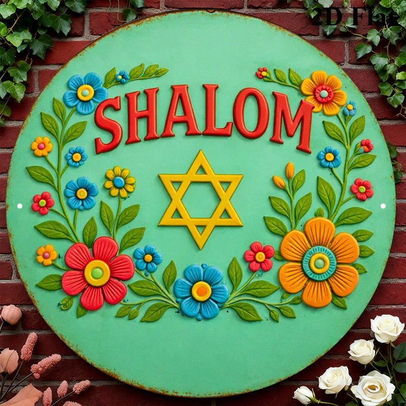 Art & Craft On Wild Animals For Preschoolers - CIFBUY Shalom Star of David Aluminum