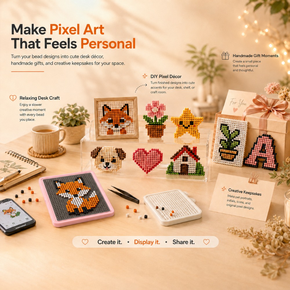 Art Craft App - LED Smart Fuse Bead Pegboard, App
