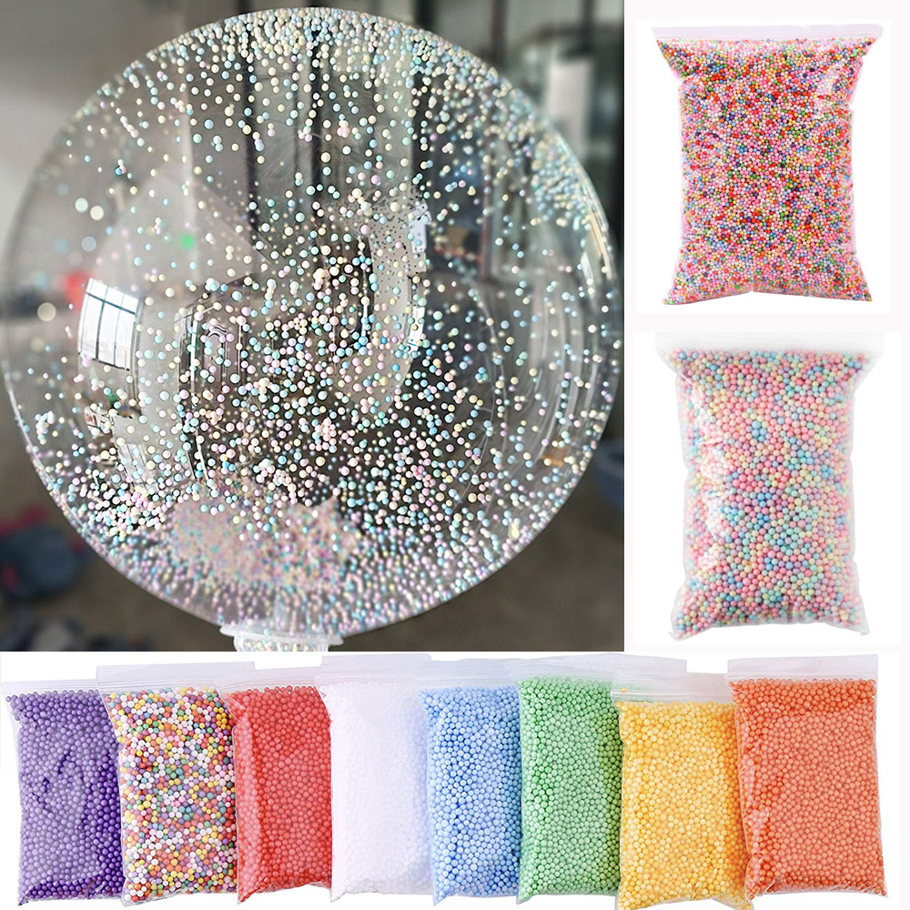Art Craft Birthday Party - 10g 2.5-3mm Foam Beads Colorful Styrofoam