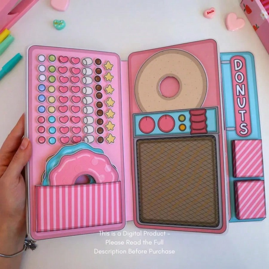 Donut Shop Pretend Play Kit, D - огляд і ціна Art Craft House Making