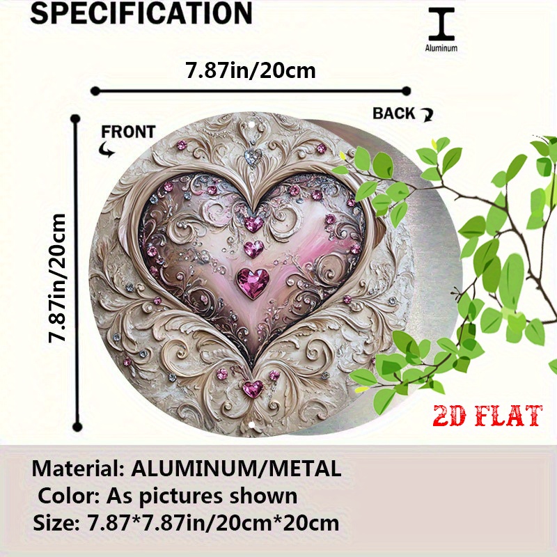 Heart Shaped Iron Wall Art wit - огляд і ціна Art Craft Restaurant