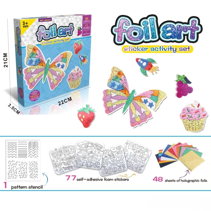 Foil Arts and Crafts for Kids  - огляд і ціна Art Craft Birthday Party