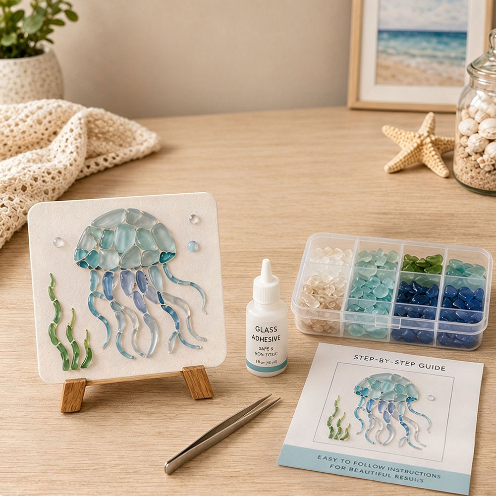 DIY Sea Glass Art Kit Sea Glas - огляд і ціна Art And Craft Nature