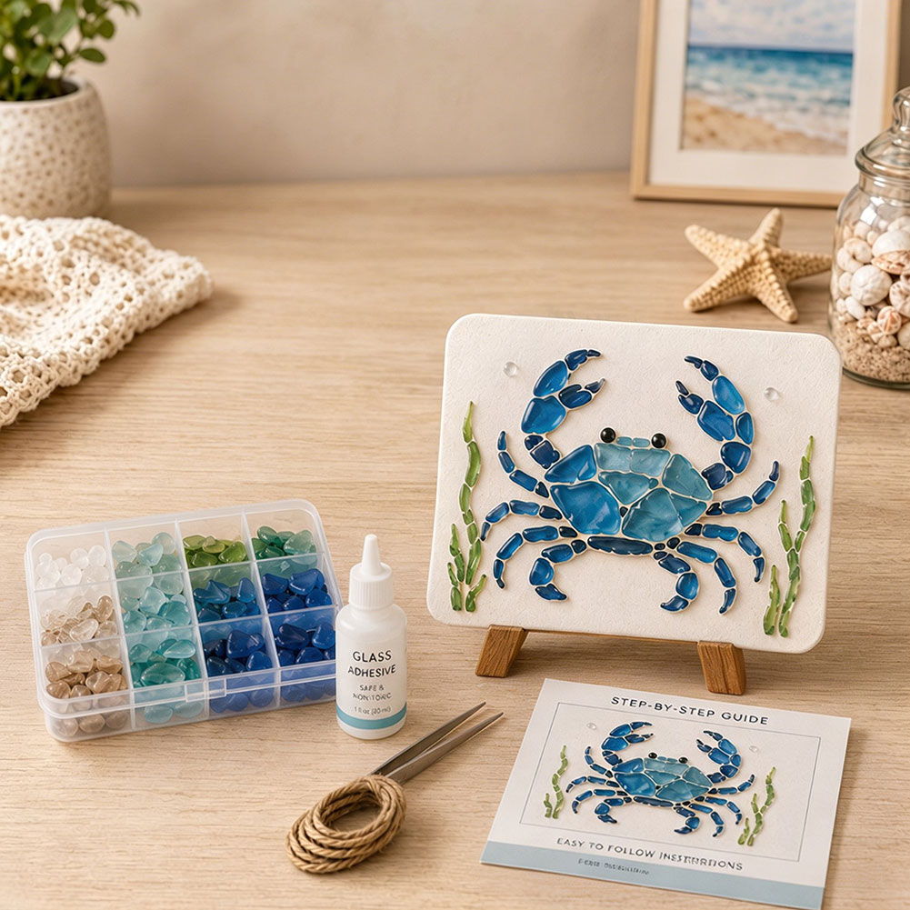 DIY Sea Glass Art Kit Sea Glas - огляд і ціна Art And Craft Nature