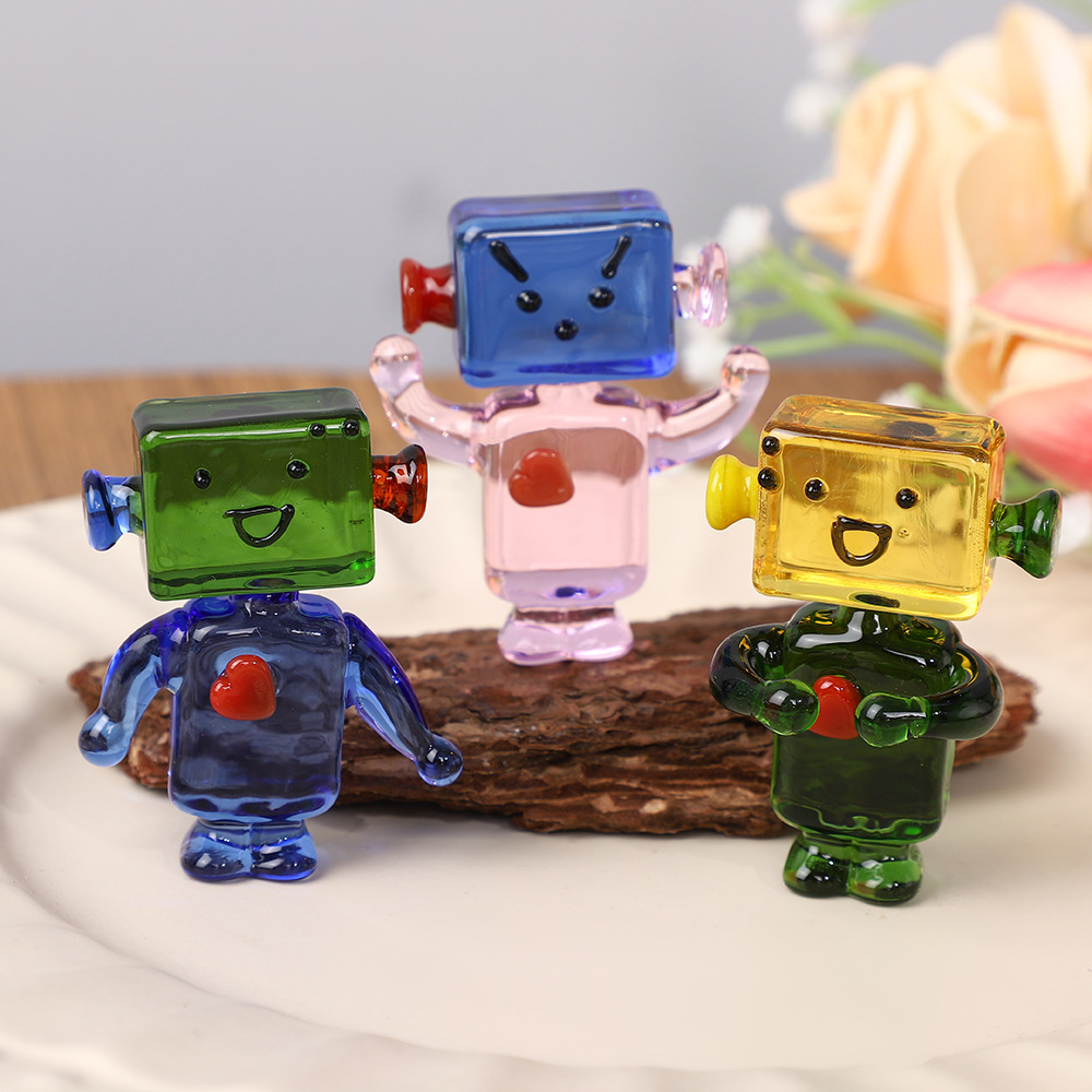 Glass Handmade Unique Robot Fi - огляд і ціна Art Craft Robot