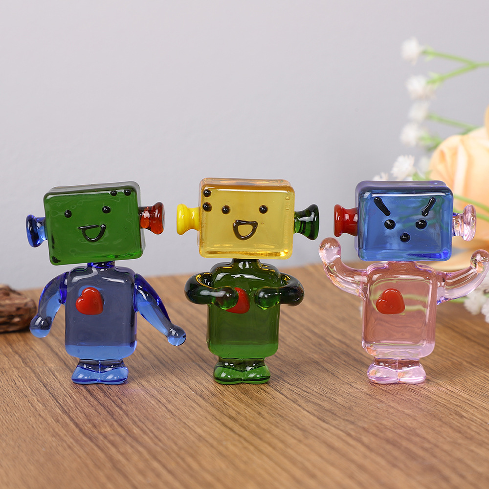 Glass Handmade Unique Robot Fi - огляд і ціна Art Craft Robot