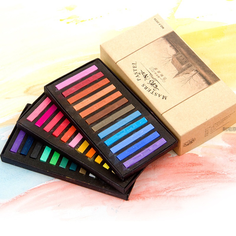 Artist Chalk Stick Set 12/24/3 - огляд і ціна Chalk Pastel Set