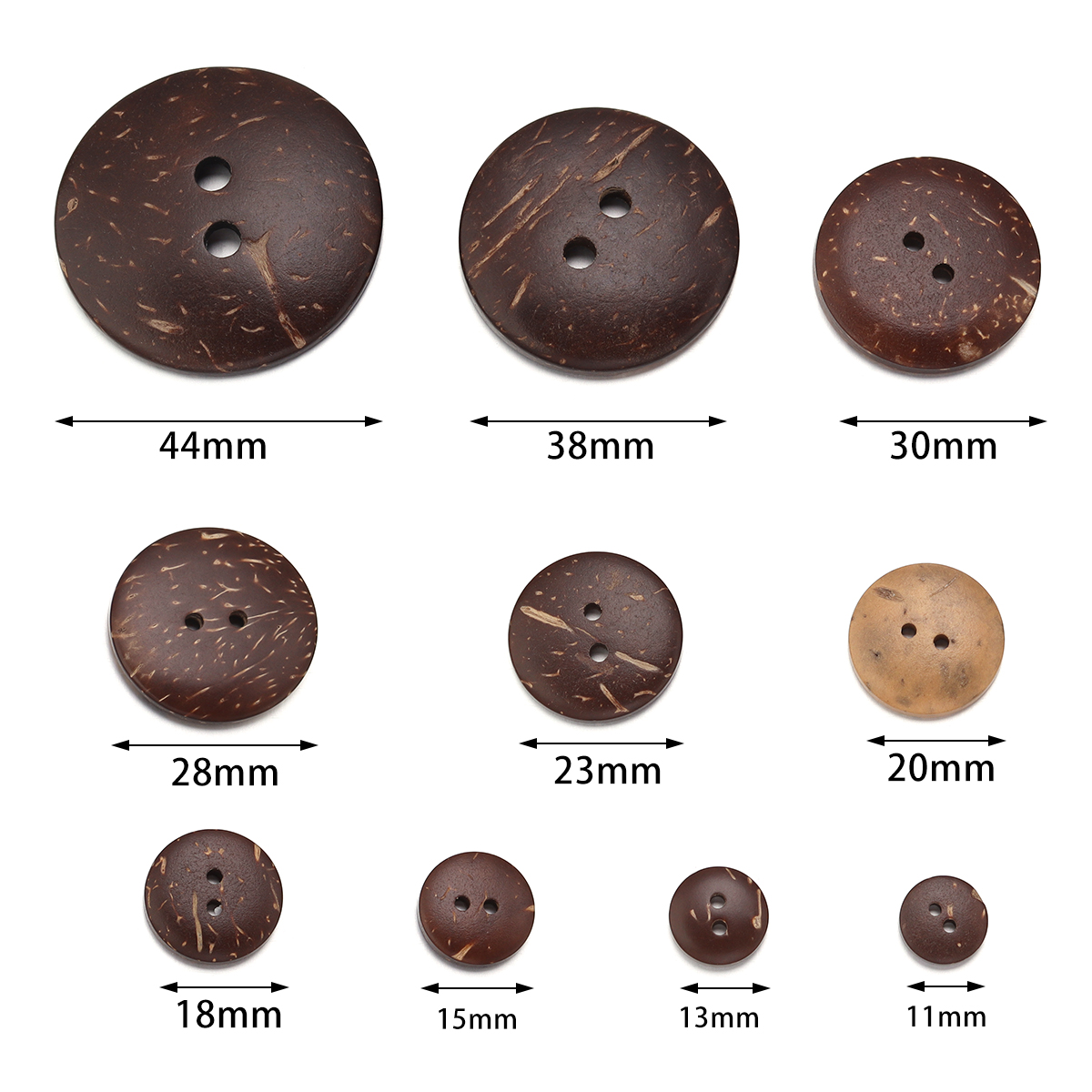10-100Pcs Natural Coconut Shel - огляд і ціна Art Craft Accessories