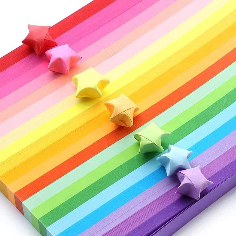 540 Sheets Lucky Origami Stars - огляд і ціна Art Craft Birthday Party