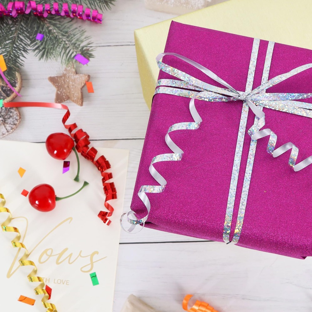 500 Yards Silver Curling Ribbo - огляд і ціна Art Craft Birthday Party