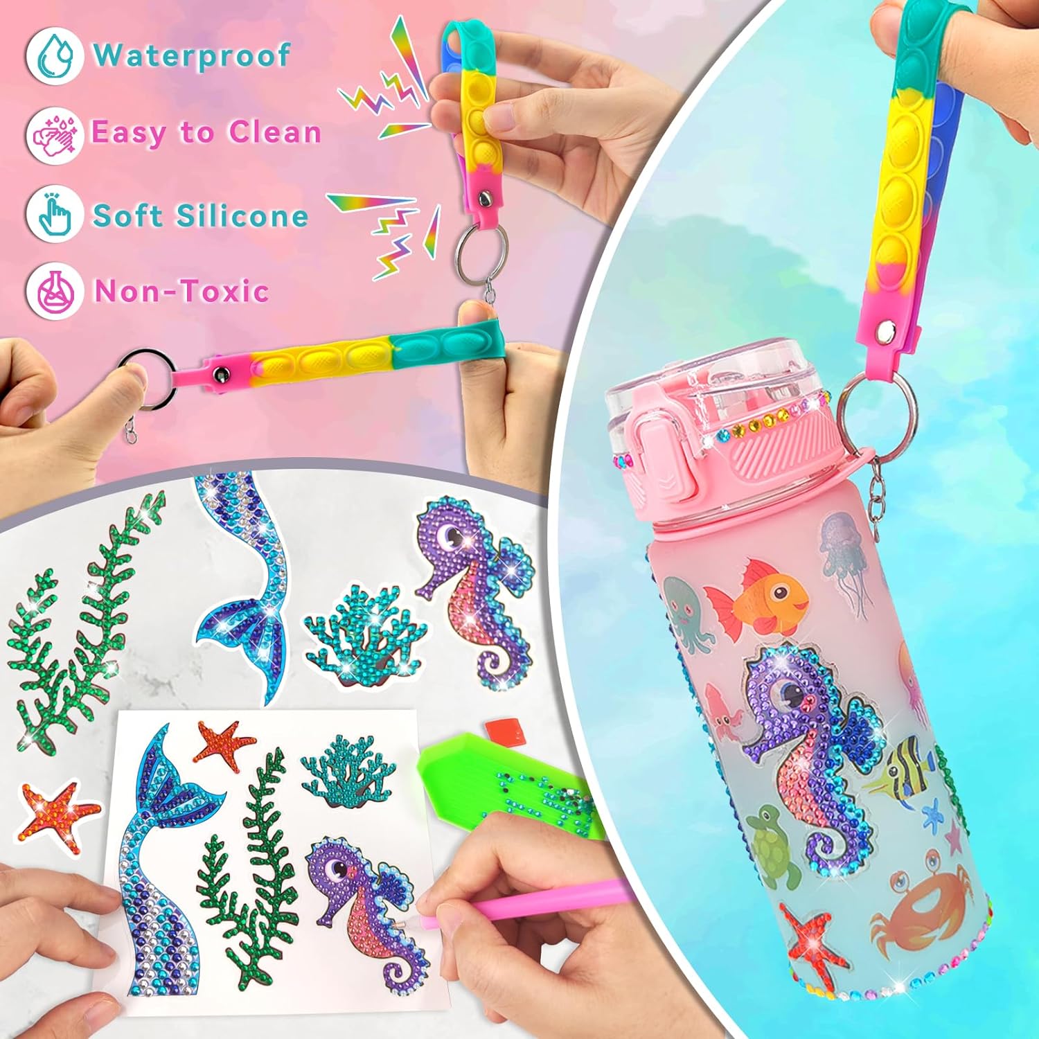 Decorate Your Own Water Bottle - огляд і ціна Art And Craft Nature