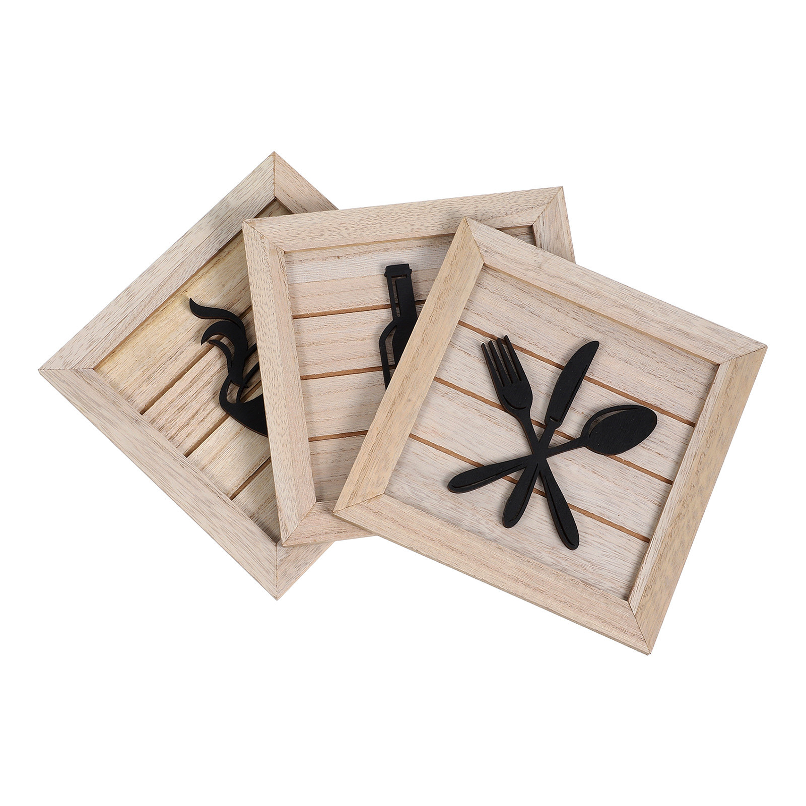 3Pcs Kitchen Fork Knife Wall H - огляд і ціна Art Craft Restaurant