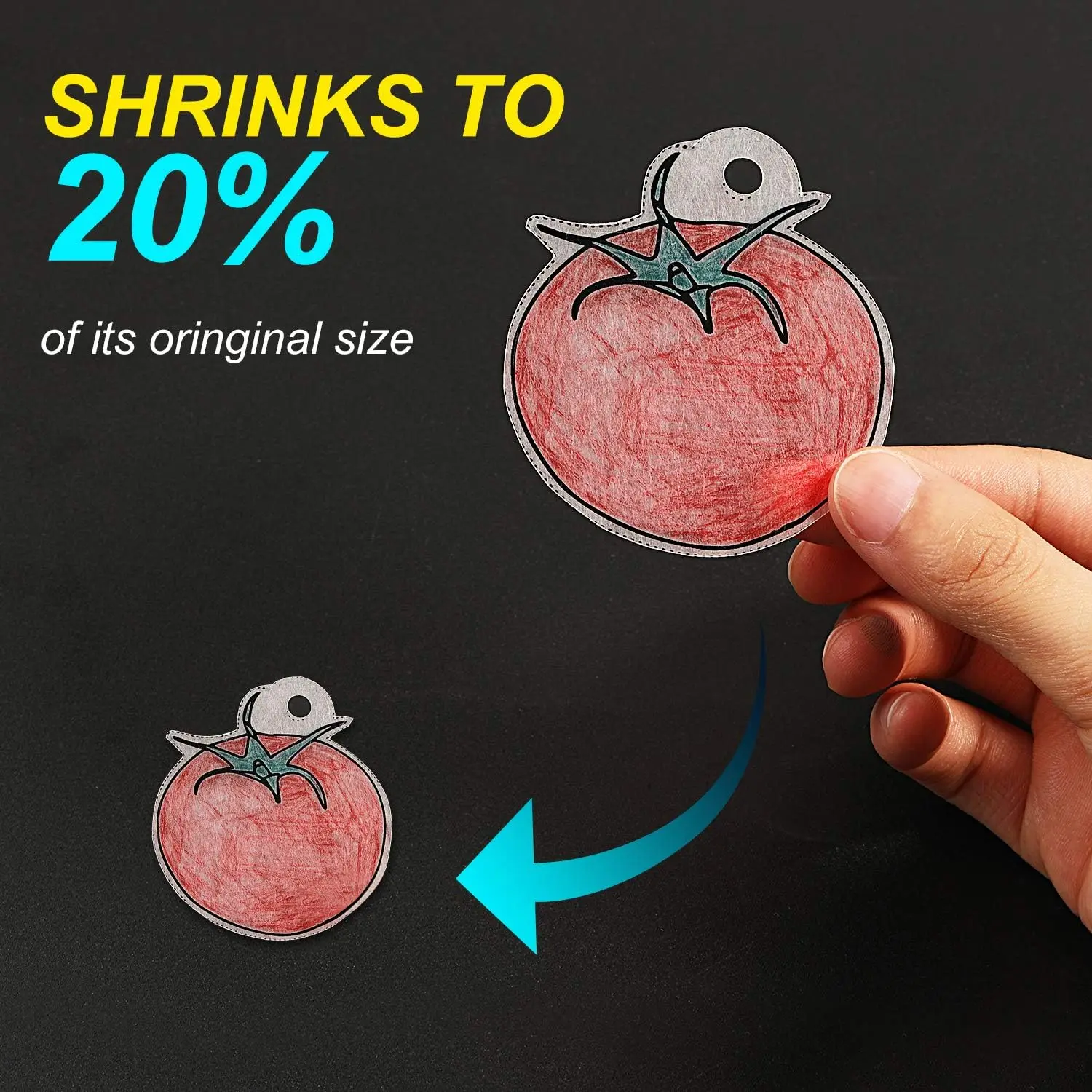 5-10 Pcs Shrink Plastic Sheets - огляд і ціна Art Craft Birthday Party