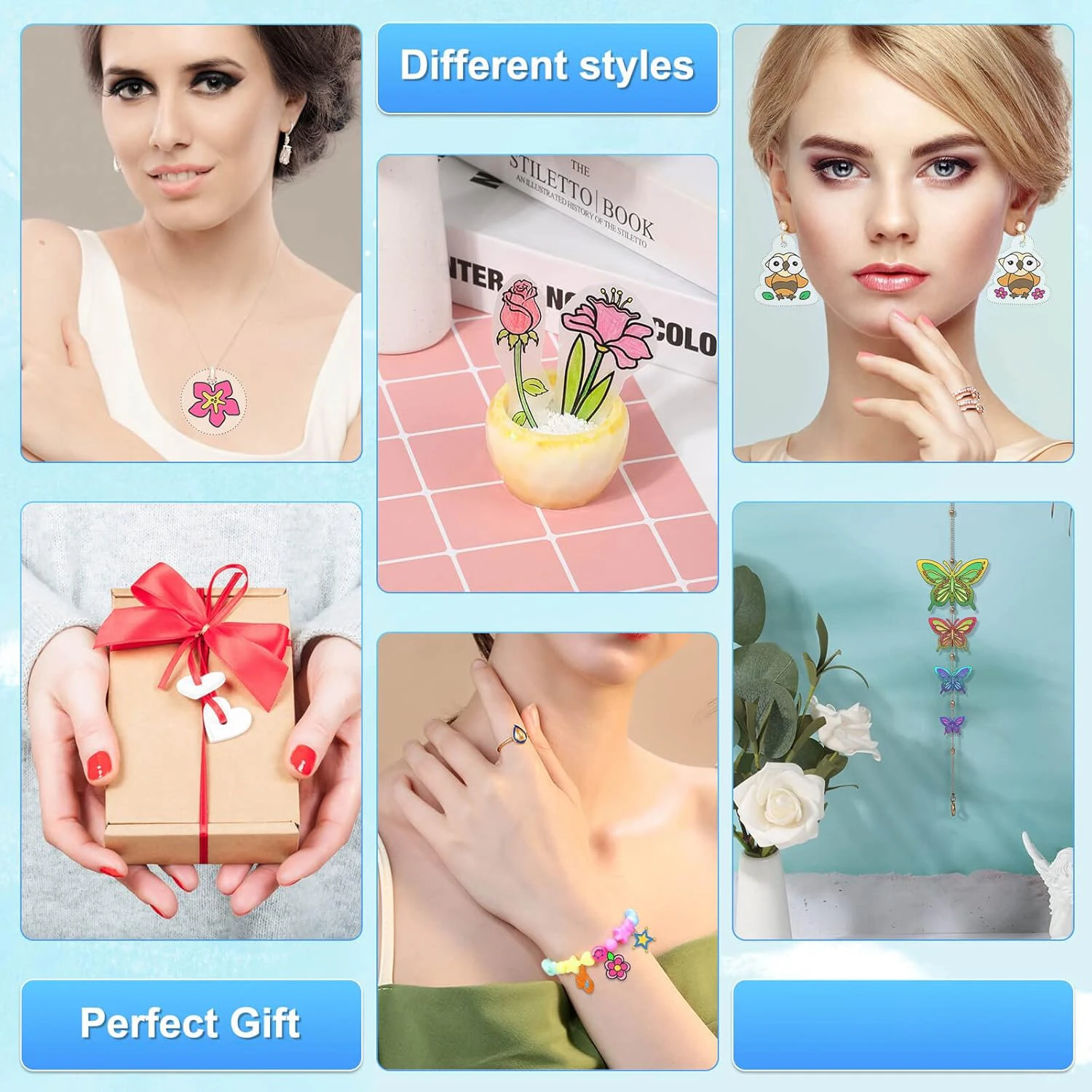 5-10 Pcs Shrink Plastic Sheets - огляд і ціна Art Craft Birthday Party