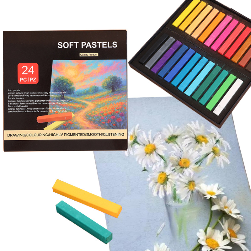 12/24 Color Chalk Soft Pastel  - огляд і ціна Chalk Pastel Set