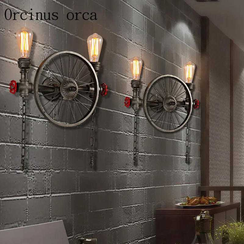 Water pipe wall lamp, American - огляд і ціна Art Craft Restaurant