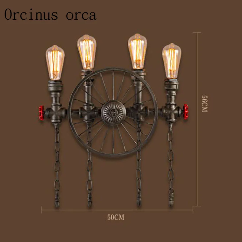 Water pipe wall lamp, American - огляд і ціна Art Craft Restaurant