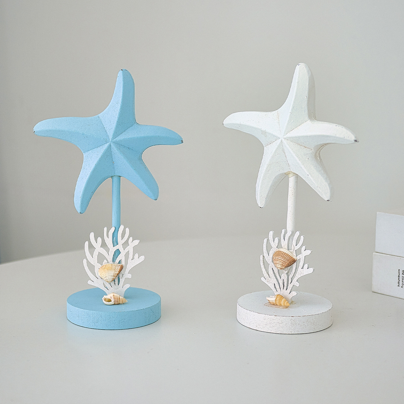 3Pcs Ocean Style Wooden Starfi - огляд і ціна Art Craft Restaurant