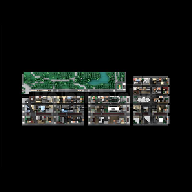 4313pcs MOC Central Park Billi - огляд і ціна Art Craft Nyc