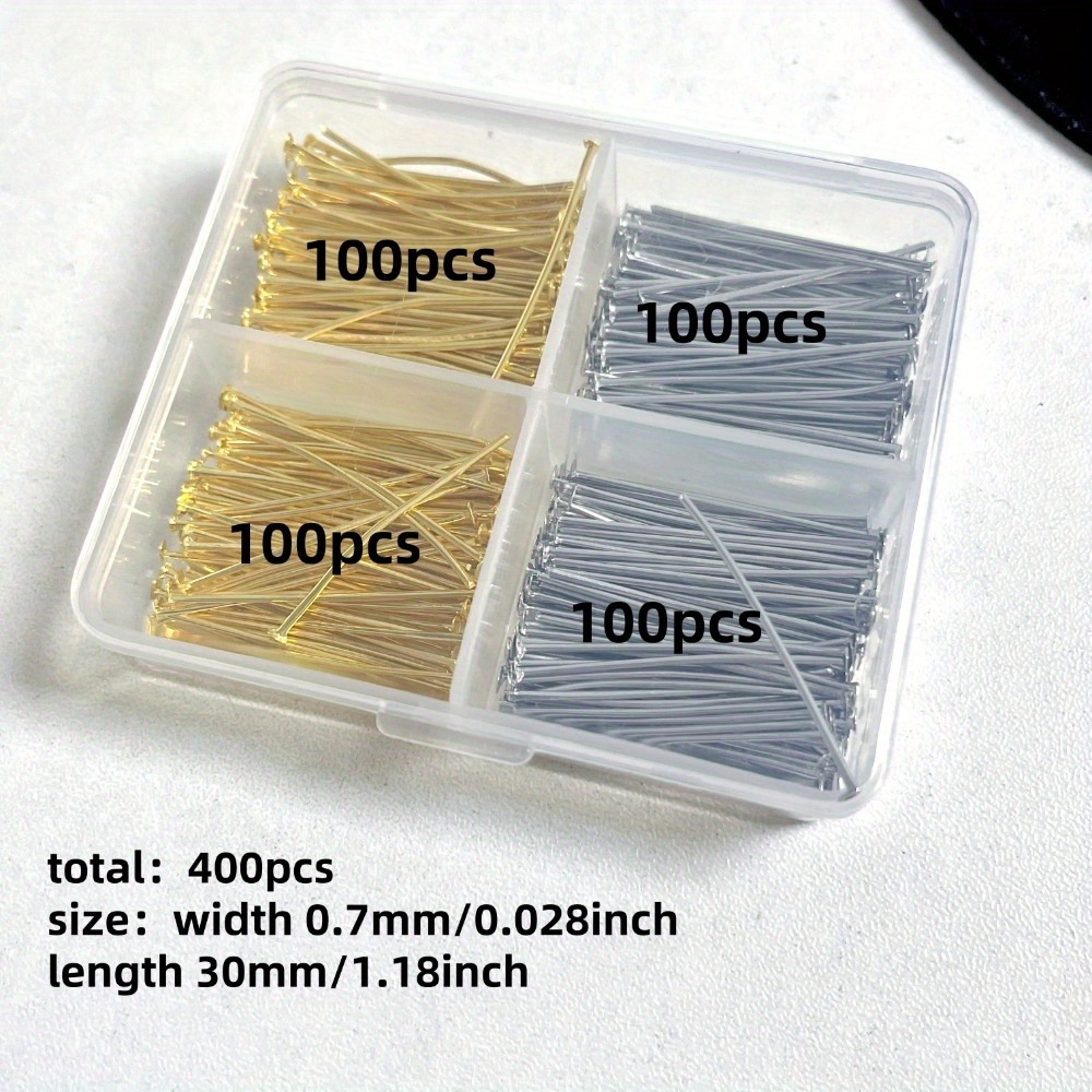 400pcs Mixed Iron Head Pins 30 - огляд і ціна Art Craft Accessories