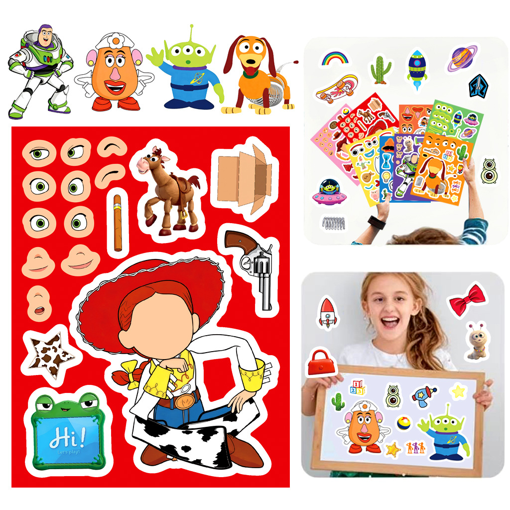 Toy Story 5 Make a Face Sticke - огляд і ціна Art Craft Accessories