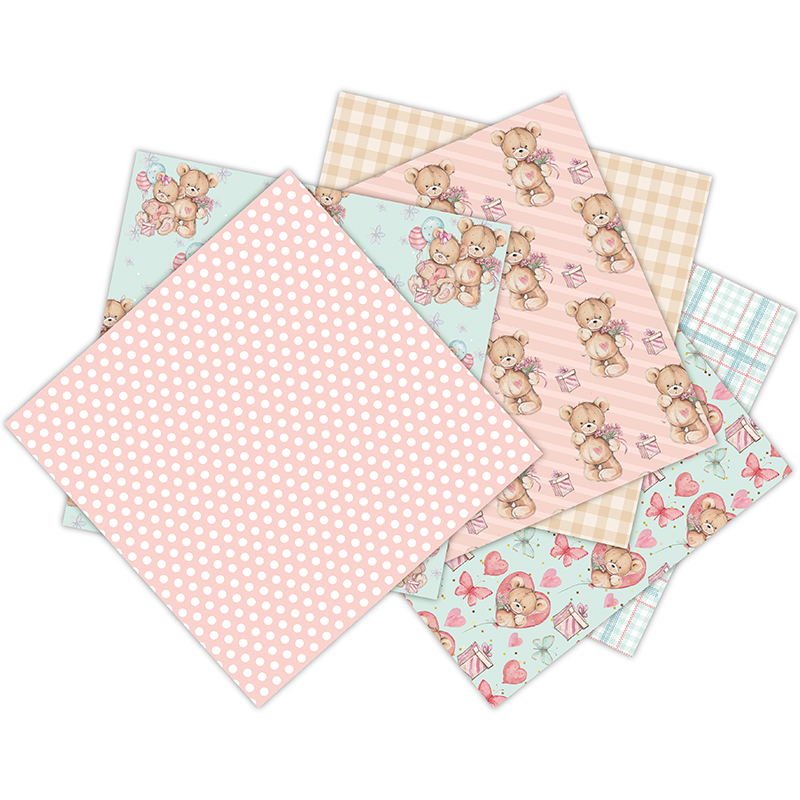 12 Sheets little bear Scrapboo - огляд і ціна Art Craft Birthday Party