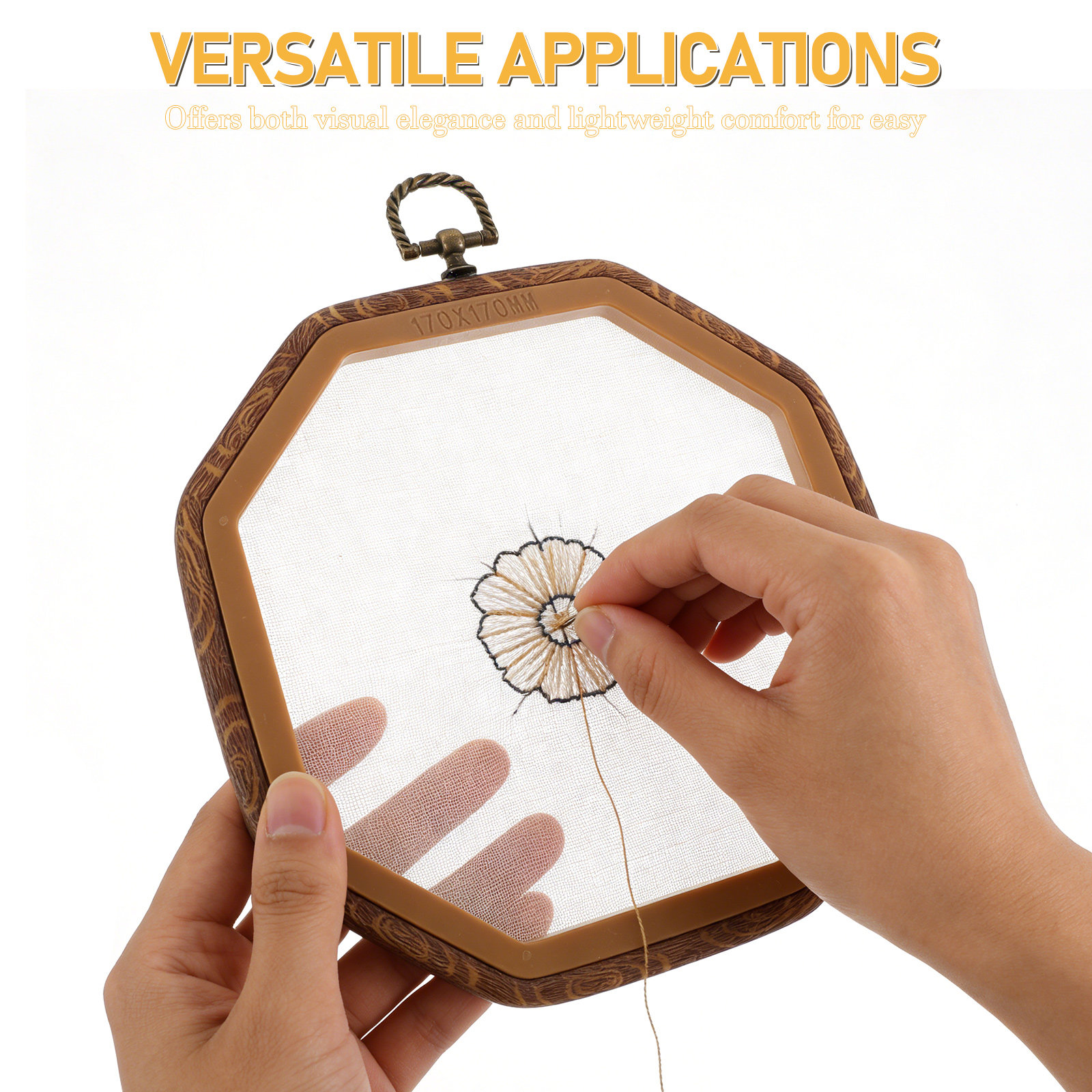 6Pcs Octagonal Imitated Wood E - огляд і ціна Art Craft Display