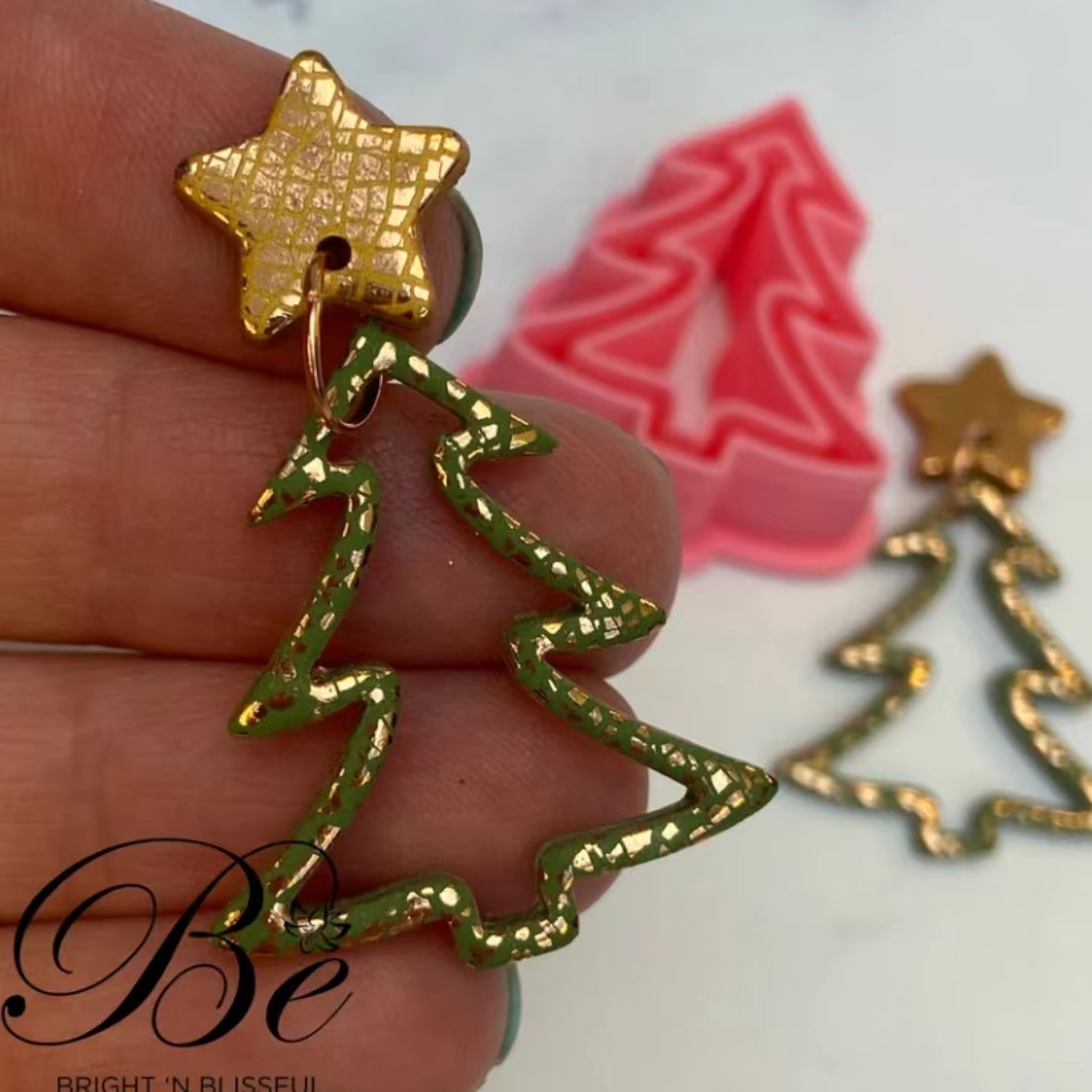 Clay Cutter Shape Christmas Tr - огляд і ціна Polymer Clay Set