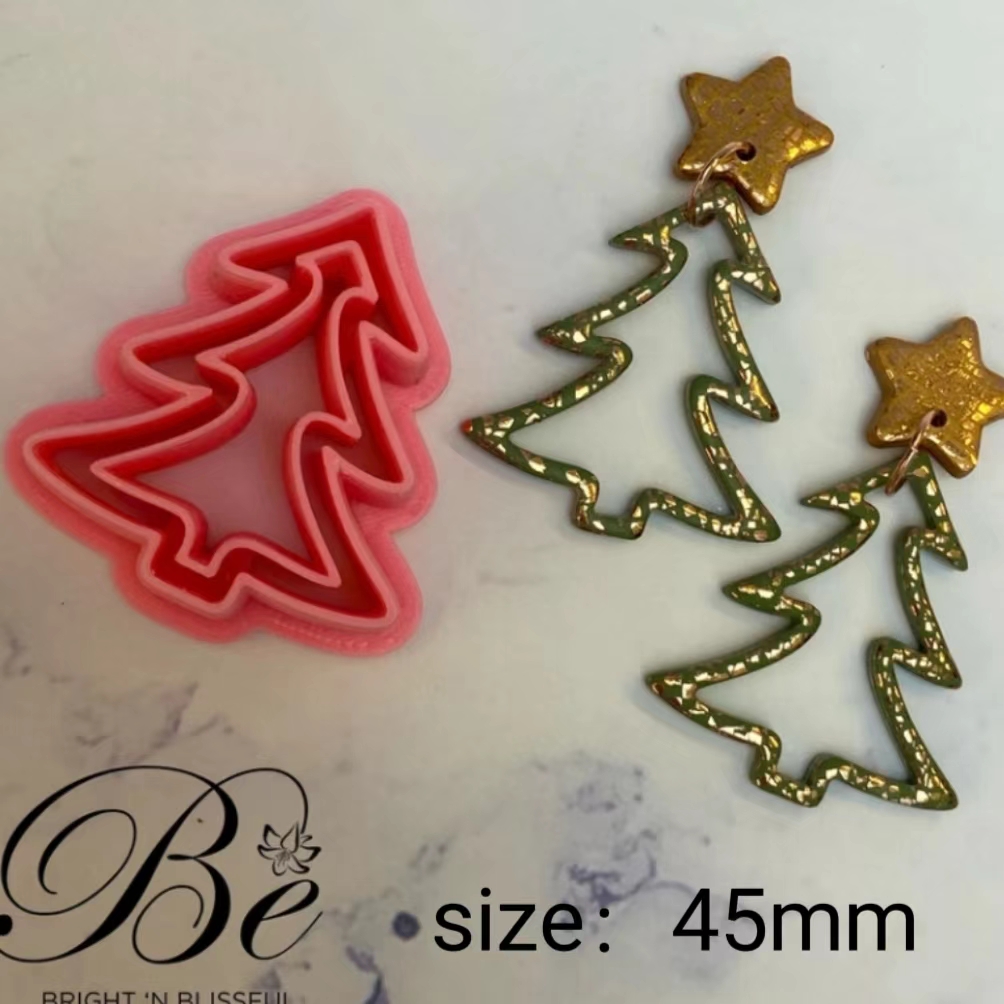 Clay Cutter Shape Christmas Tr - огляд і ціна Polymer Clay Set