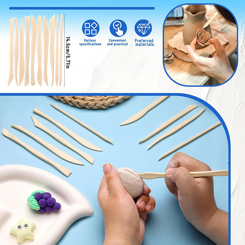 38Pcs Pottery Clay Sculpting T - огляд і ціна Polymer Clay Set