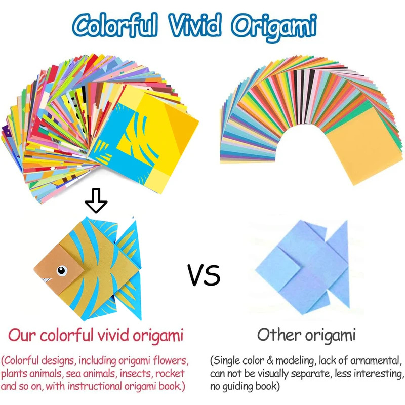 Origami Kit with 30/96 Sheets  - огляд і ціна Art And Craft Nature