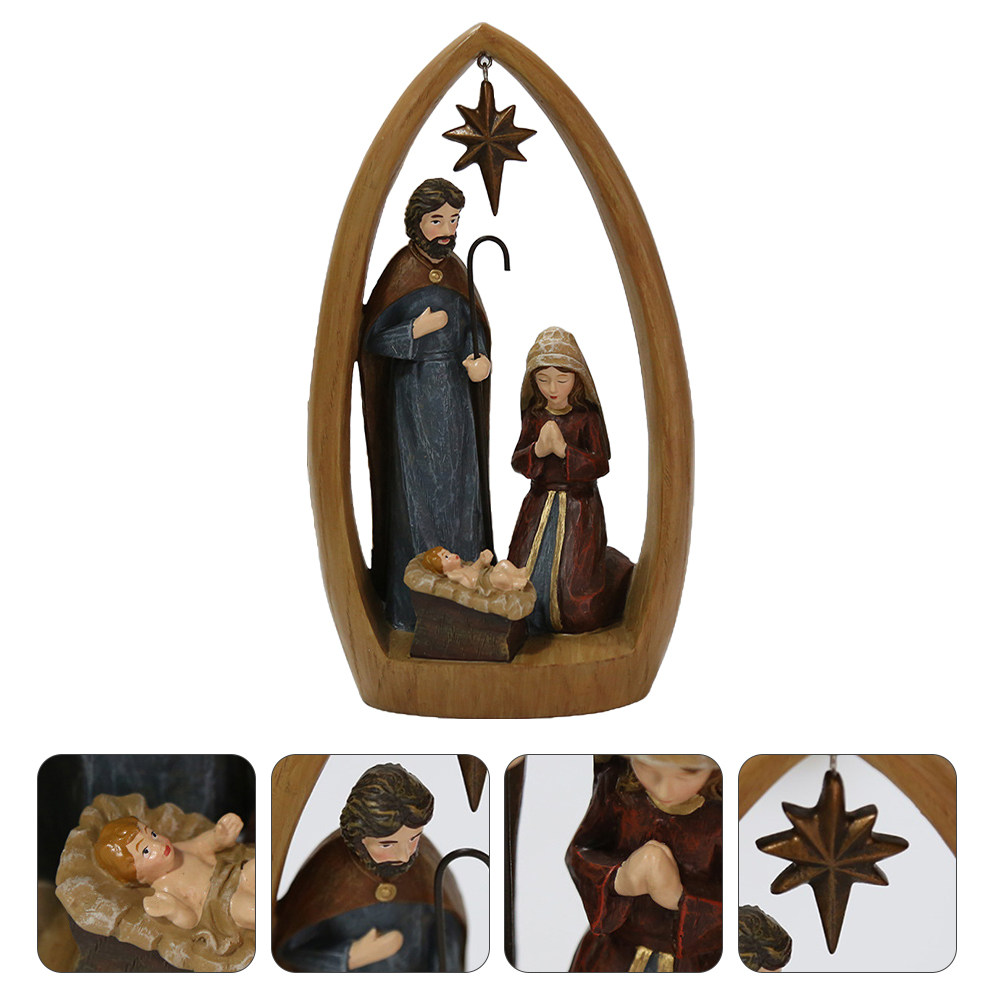 1Pcs Nativity Scene Christian  - огляд і ціна Art Craft Restaurant