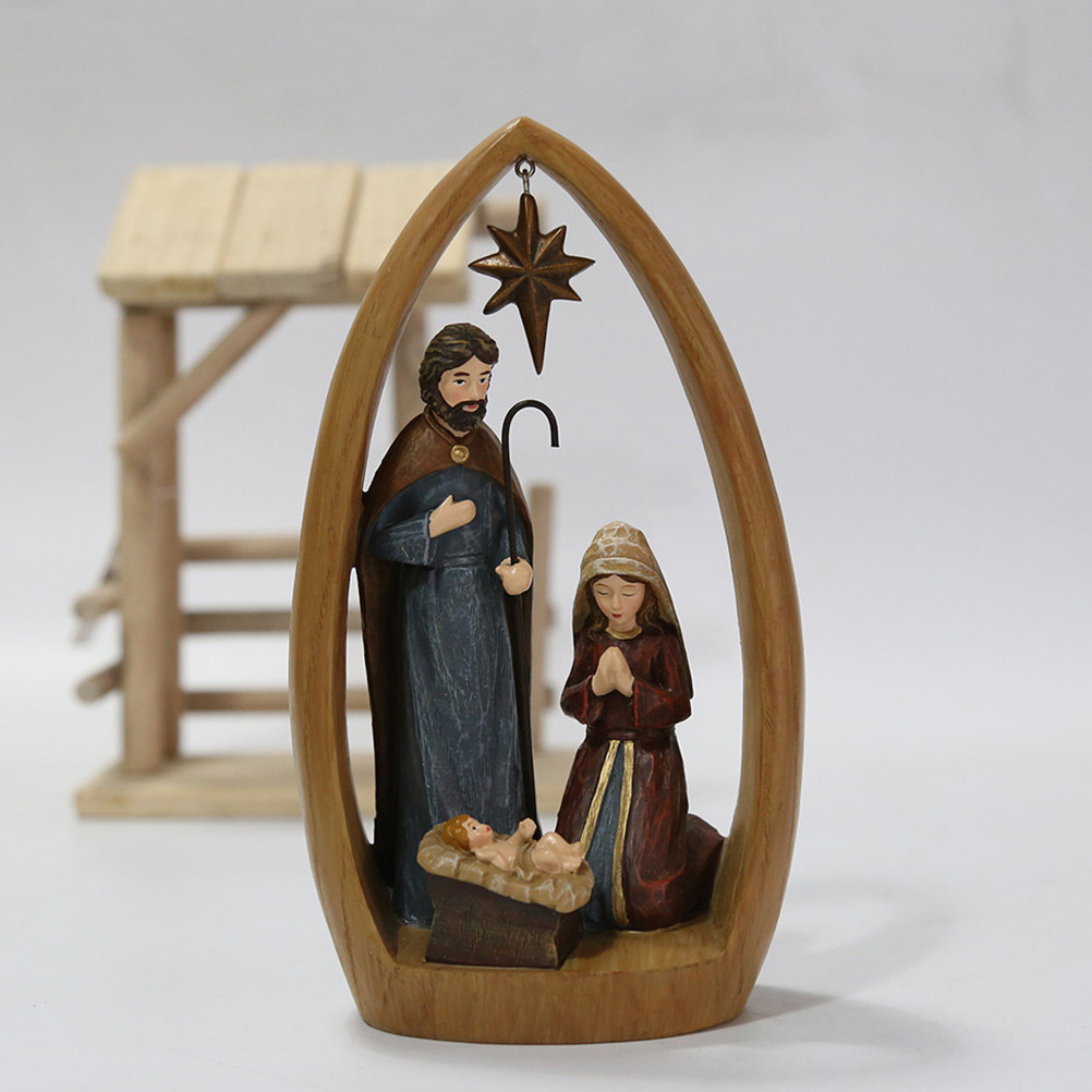 1Pcs Nativity Scene Christian  - огляд і ціна Art Craft Restaurant