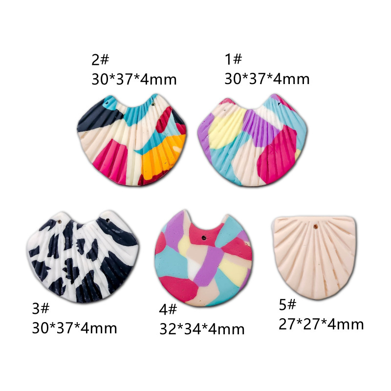 5PCS/lot Retro Color Double Ho - огляд і ціна Polymer Clay Set