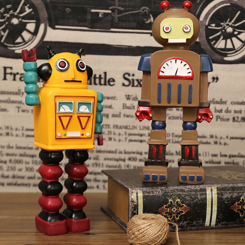 Cartoon Robot Statue Ornaments - огляд і ціна Art Craft Robot