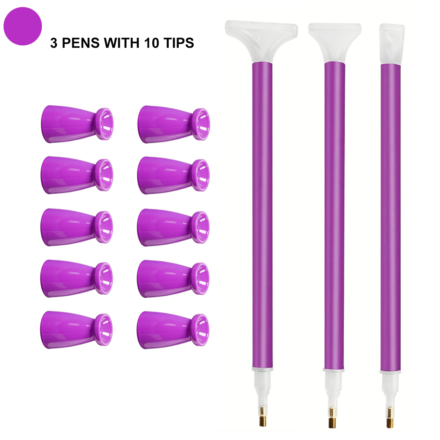 10 Silicone Tips & 3 Pens Diam - огляд і ціна Art Craft Accessories