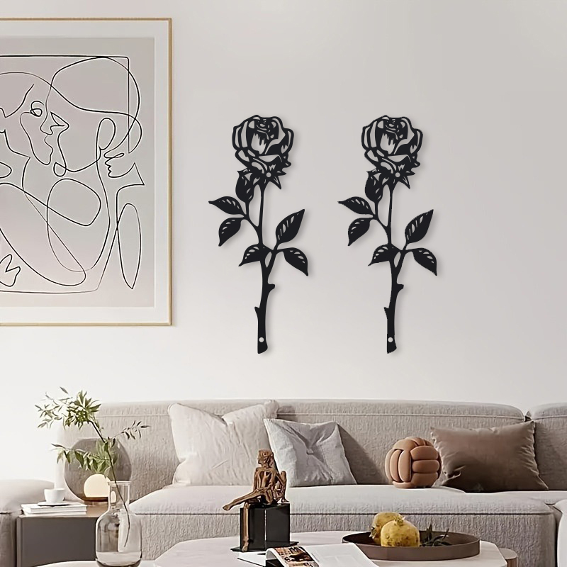 1pc Metal  Art Deco Rose Wall  - огляд і ціна Art Craft Door