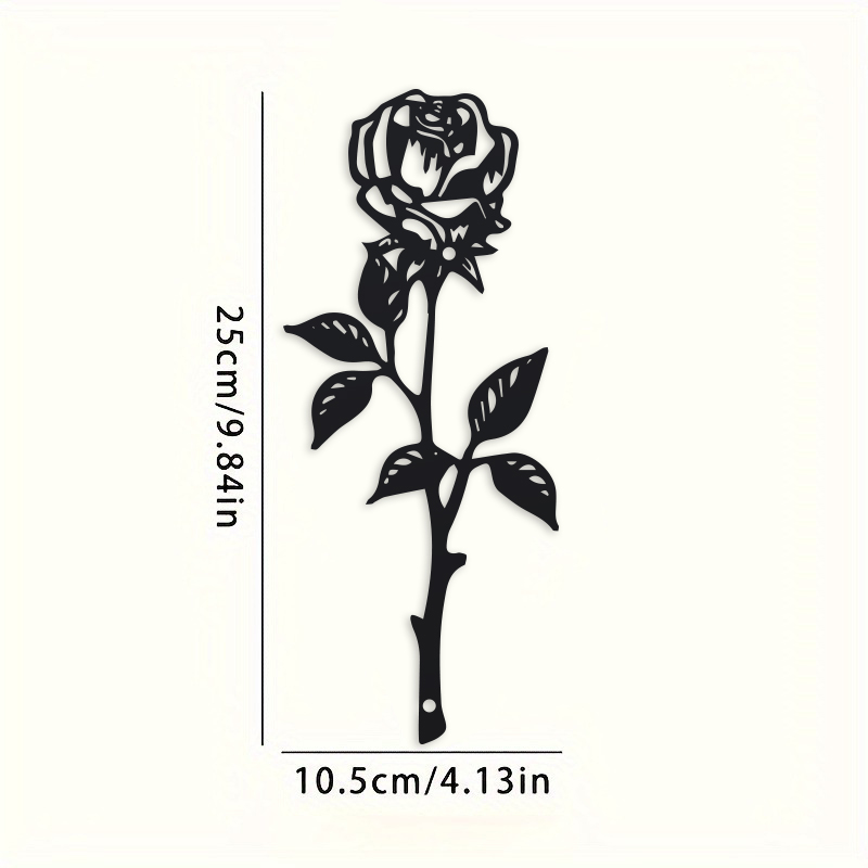 1pc Metal  Art Deco Rose Wall  - огляд і ціна Art Craft Door