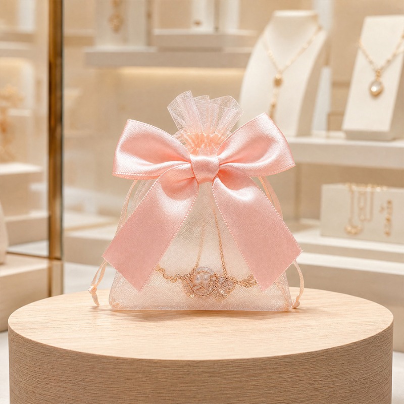 10/20pcs Pink Bow Gift Bags Tr - огляд і ціна Art Craft Birthday Party
