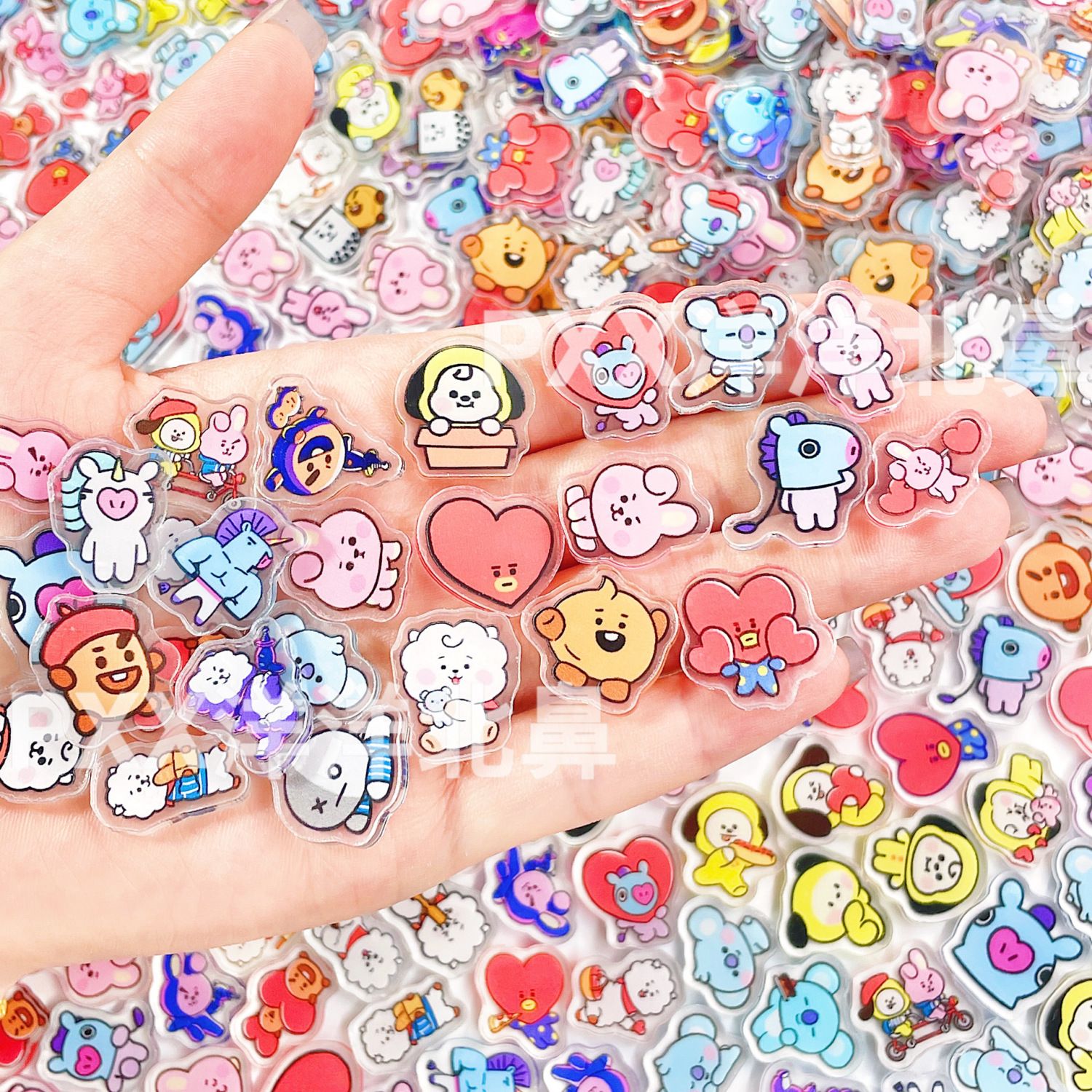 100pcs BT21 BTS single-layer 2 - огляд і ціна Art Craft Accessories