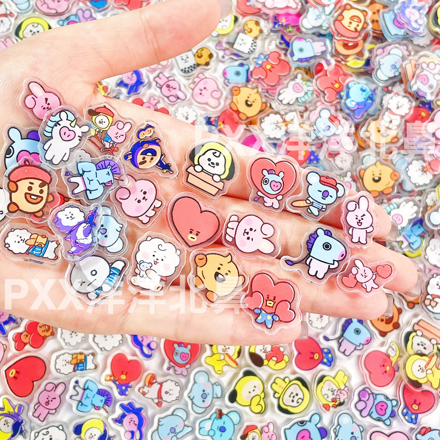 100pcs BT21 BTS single-layer 2 - огляд і ціна Art Craft Accessories